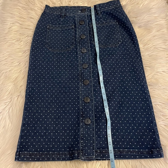 DownEast | Denim | Polka dot | Midi skirt - Picture 9 of 13
